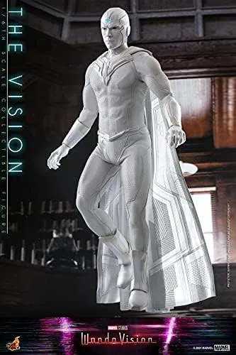 Hot Toys Marvel Vision Wandavision White Vision  1/6 Scale Figure TMS054  New