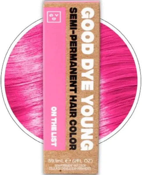 Good Dye Young Streaks and Strands Semi-Permanent Hair Color - On The List - 2 fl oz