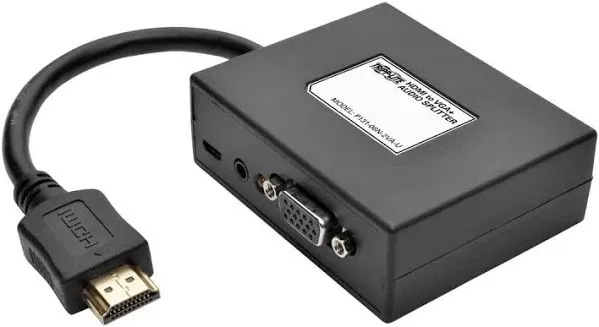 Tripp Lite HDMI to VGA Adapter Converter Splitter