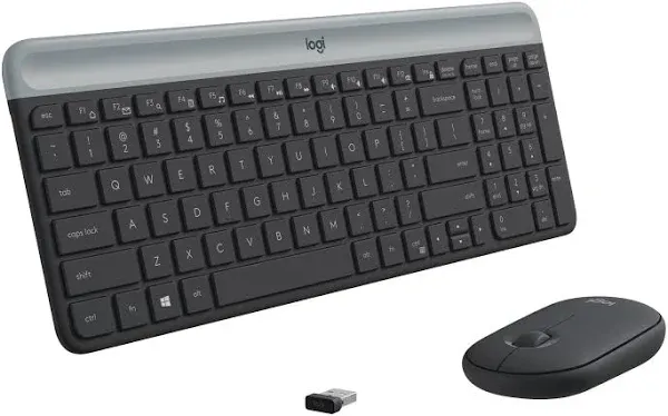 Logitech MK470 Slim Combo Keyboard Mouse Wireless