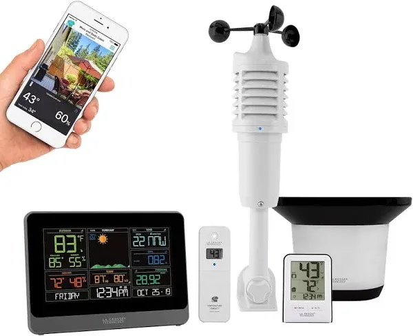 La Crosse Technology C83100-int WiFi Professional Weather Station