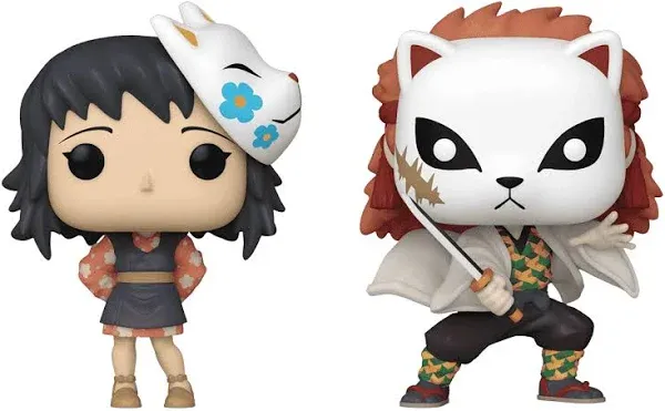 Funko Pop 2023 Anime Demon Slayer 2-Pack &#034;Makomo &amp; Sabito&#034; Fall Conv. L/E Excl.