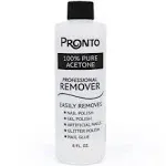 100% Pure Acetone - Quick Professional Nail Polish Remover 8 FL oz