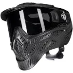 HK Army HSTL Goggle Thermal Dual Paned Paintball Mask - Carbon Fiber (Smoke Thermal Lens), Gray