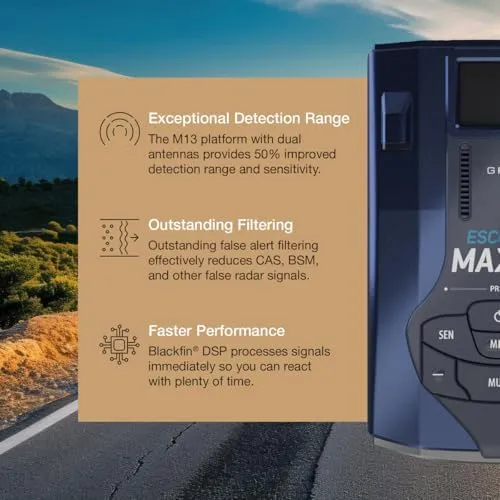 Escort MAX 360 MKII Radar and Laser Detector