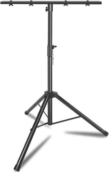 DJ Light Stand T-Bar DJ Light Stand Heavy Duty Par Portable Par Can Tripod, Stage Lights Stand Adjustable 35-65 Inch, DJ Lighting Stand Suitable for Stage, Bar, Banquet, Party