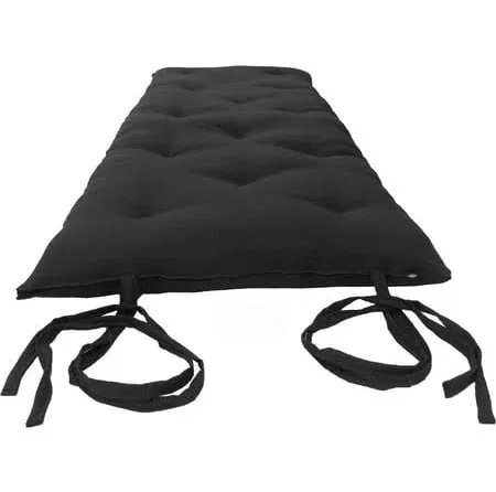 Furniture Full size black traditional mattress  foldable cotton pads for yoga