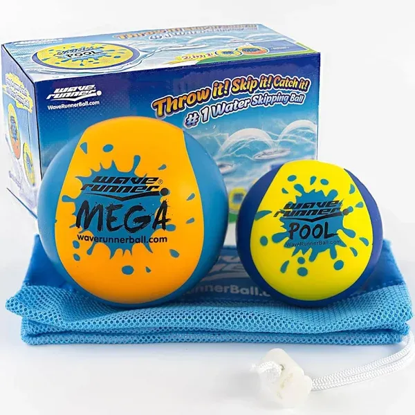 Wave Runner Skipping Speed Duo Set Water Skipping Bouncing Balls