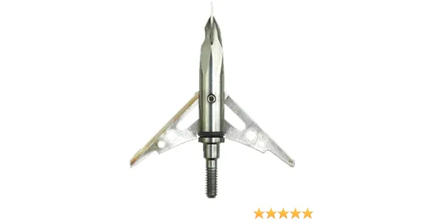 New Archery Products Spitfire Maxx 1.75" Cutting Diameter 3-Blade Durable Precise Bowhunting Front-Deploying Mechanical Broadhead - 3 Pack