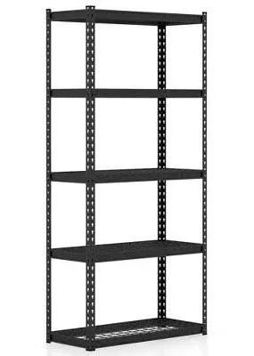 Tangkula 5-Tier Storage Heavy Duty Storage Utility Rack