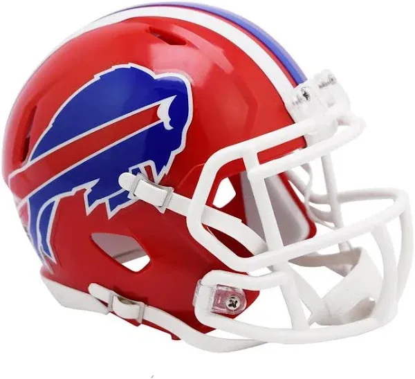 Buffalo Bills 1987 to 2001 Riddell Mini Speed Throwback Helmet - NFL.