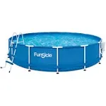 Funsicle Outdoor Activity Round Frame Above Ground Swimming Pool