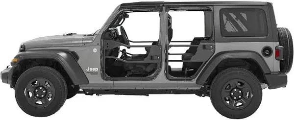 Bestop 51740-01 HighRock 4x4 Element Front Doors for 2018-2024 Jeep Wrangler JL