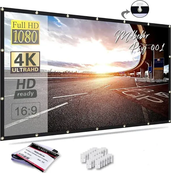 AAJK 150 Inch Washable Projector Screen