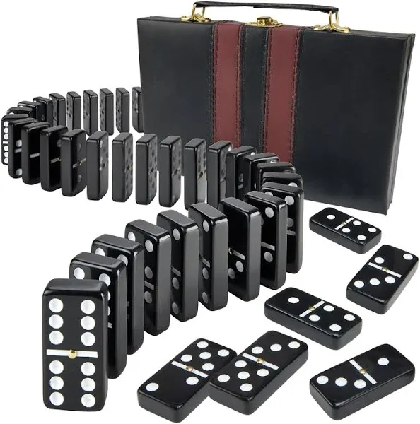 Playbees Jumbo Double Six Dominoes Set