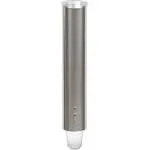 Stainless Steel Cup Dispenser, Adjustable Pull Type, Dent Proof, Fits Most Sizes