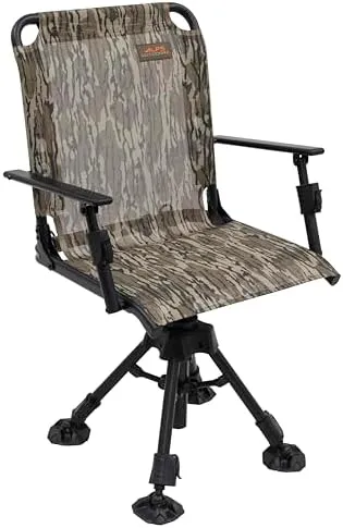 ALPS OutdoorZ Knockout Swivel Blind Chair - Mossy Oak Original Bottomland