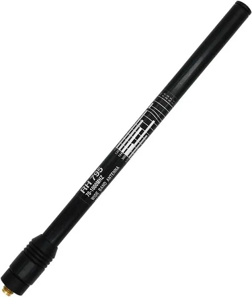 GRA-RH795 SMA 70-1000MHz Wide-Band Handheld Telescopic Scanner Antenna, 7.67" to 45.27"