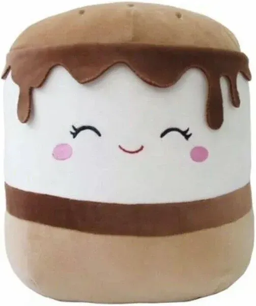 Squishmallows Foodie Squad Carmelita the S'more Plush Toy