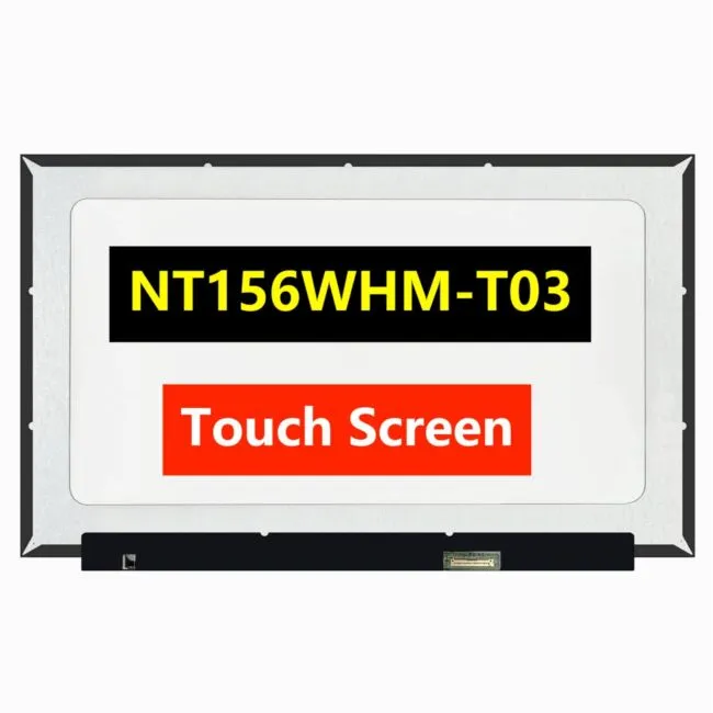 NT156WHM-T03 V8.0 V8.1 LCD LED OnCell Touch Screen Replacement for Laptop 40P...