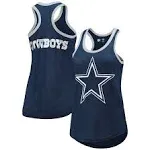 Dallas Cowboys G-III 4Her by Carl Banks Women's Tater Burnout Tank Top - Navy