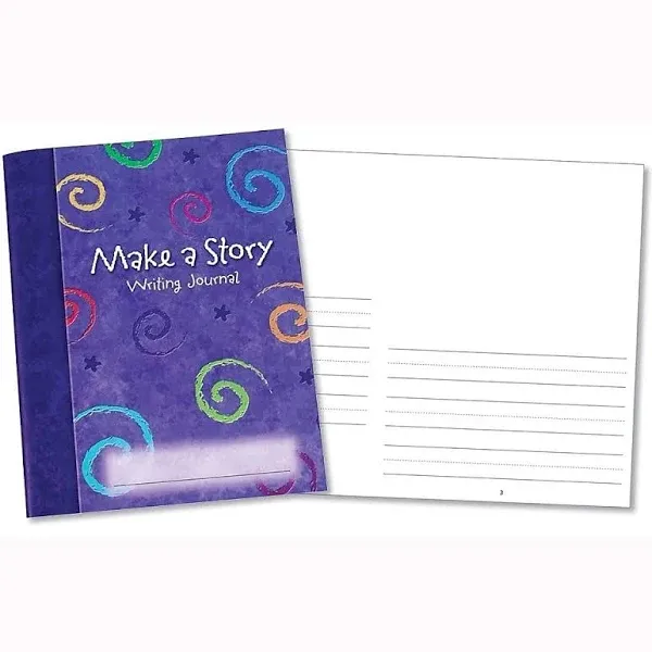 Learning Resources Make a Story Writing Journal, Creative Writing, Early Handwriting Help, Journals for Kids, Kids Notebooks, Set of 10, Ages 5+