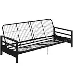 DHP Mabel Metal Futon Frame in Black - DE82028