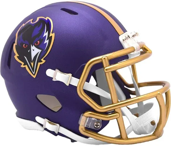 Riddell Baltimore Ravens 2024 On-Field Alternate Speed Mini Helmet