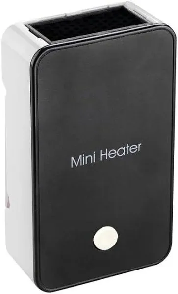 Safety Energy-saving Heater Mini Portable Room Office Desktop Electric Fan Heater Air Warmer Black