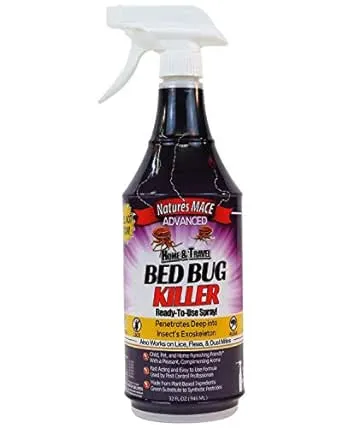 Nature’s MACE Bed Bug Killer 30oz, Kill BedBugs, Mites, Eggs, Bed BugSpray, Easy, Do-It-Yourself, Professional Bed Bug Spray, At-Home Solution, Mattress, Non-Toxic, Child & Pet Safe, Stain & Odor Free