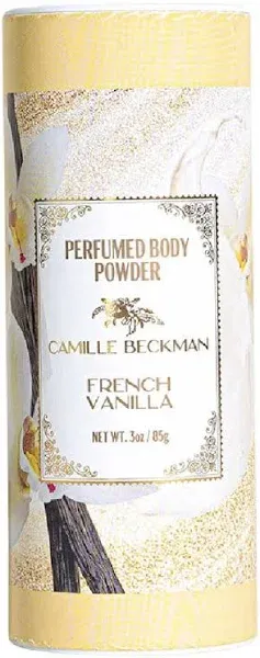 Camille Beckman Perfumed Body Powder French Vanilla 3 Ounce