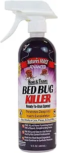 Nature’s MACE 32oz Bed Bug Spray, Dust Mite Spray, Kills on Contact Fast, Safe Bed Bug Killer Indoor Infestation Home Treatment, Bed Bug Spray for Furniture & Bedding