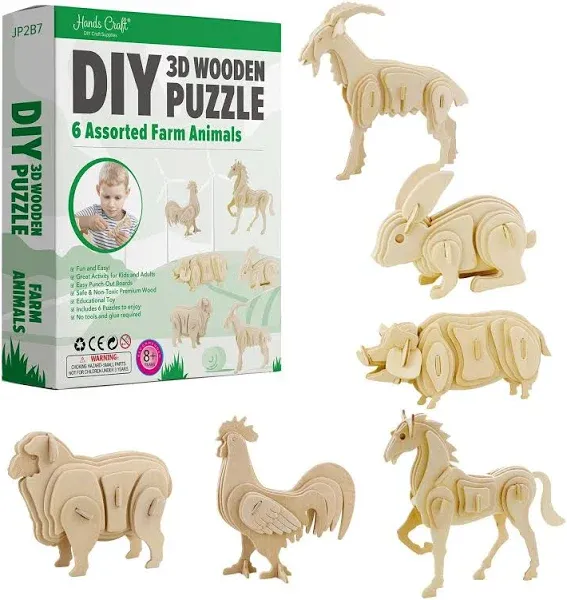 DIY 3D Wooden Puzzle