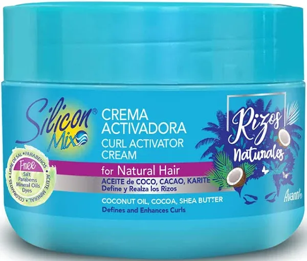 Silicon Mix CURL ACTIVATOR CREAM FOR NATURAL HAIR | RIZOS NATURALES| FOR CURLY AND AFRO HAIR | 8 Oz