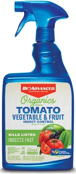 BioAdvanced Organics Brand Tomato, Vegetable & Fruit For Insects, Ready-to-Use, 24 oz