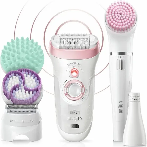 Braun Beauty Set Epilator for Hair Removal 7 in 1 Includes Lady Shaver