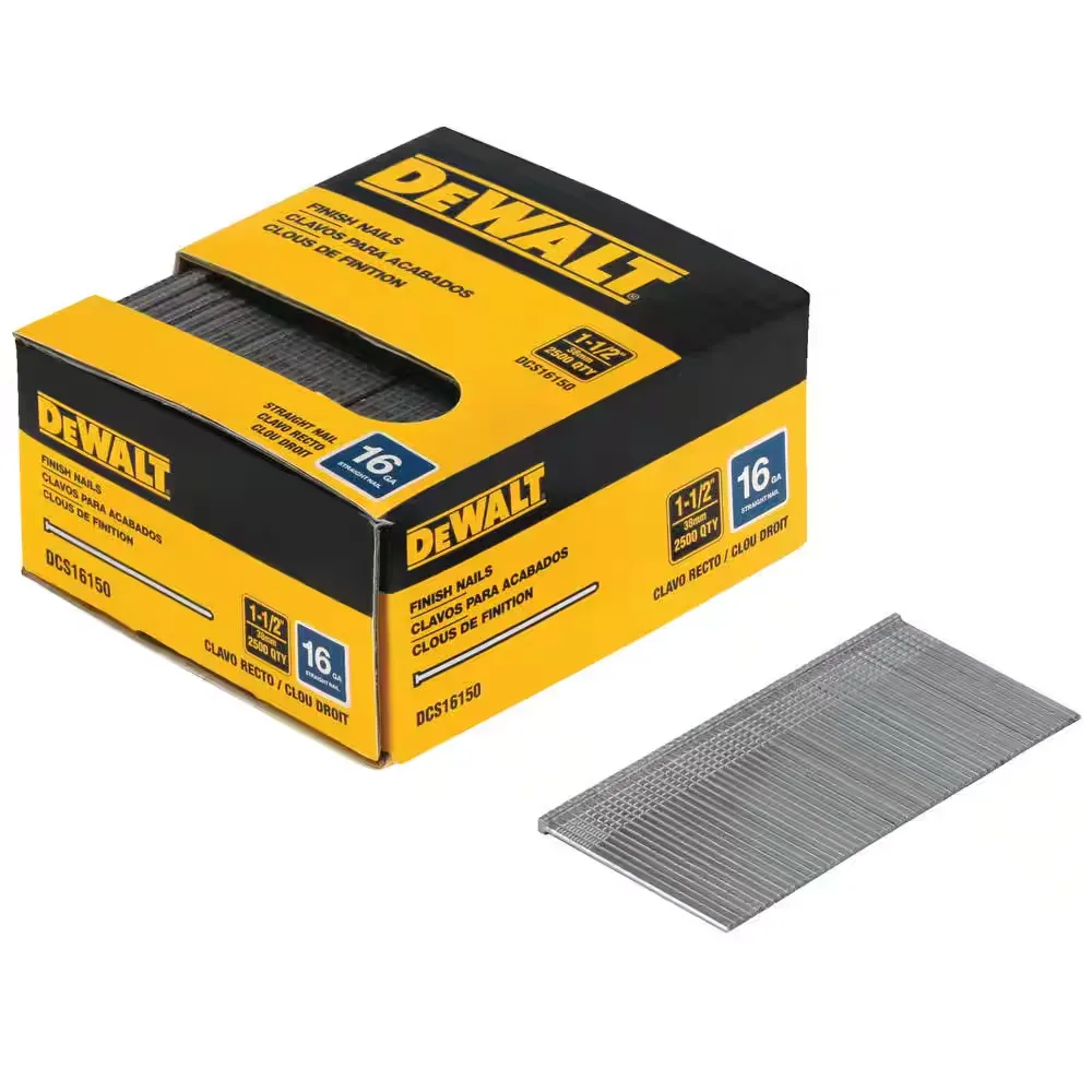 DeWalt DCS16150 1-1/2&#034; 16 Gauge Heavy-Duty Straight Finish Nails (T)