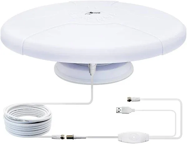 RV TV Antenna Amplified Digital HD TV Antenna with Long Range Reception for a...