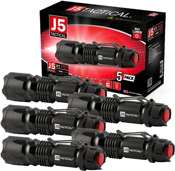 J5 V1 PRO Tactical Flashlight (300lm)