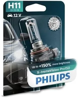 Philips X-tremeVision Pro150 Xtreme Vision Pro 150 Car Headlight Bulb H11 (Single)