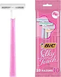 BIC Silky Touch Women's 2 Blade Disposable Razor, Assorted - 10 pack