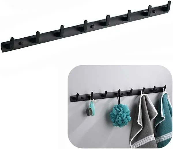 Spotact Wall Mounted Coat Racks with 8 Hooks