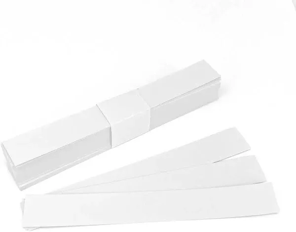 Label Holders 1x2 Inches Paper Inserts Refill 100 Count