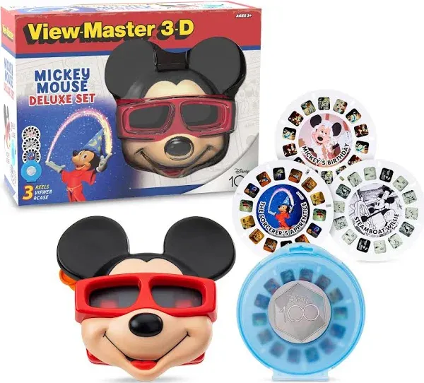 View Master Disney 100 Years of Wonder Mickey Mouse Deluxe No Box D1