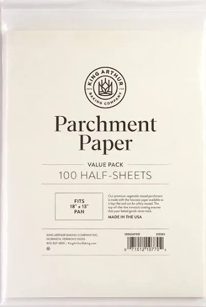 Professional-P<wbr/>re Cut Parchment Paper Sheets for Baking: 100 Count, Nonstick, ...