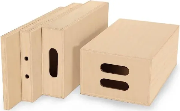 PROAIM Set Of 4 AppleBoxes (Brown) for Studio, Film &amp; Dark Brwon 