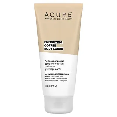 ACURE, Energizing Coffee Body Scrub, 6 fl oz (177 ml) (Discontinued Item) 