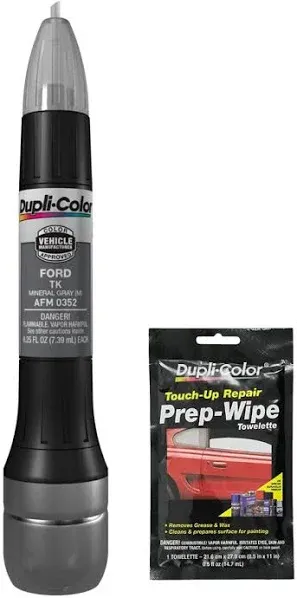 Dupli-Color AFM0352 Scratch Fix All-In-1 Exact-Match Automotive Touch-Up Paint – Ford Mineral Gray – 0.25 oz. Paint Pen