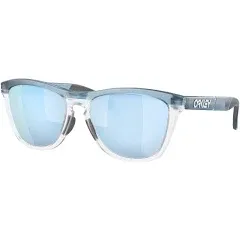 Oakley FROGSKINS RANGE Crystal Clear POLARIZED Galaxy Chrome Sunglass 9284