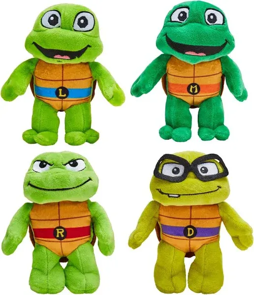 Teenage Mutant Ninja Turtles Tales of The TMNT Toddler Plush 4pk